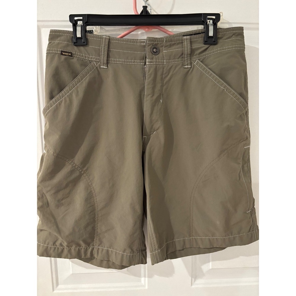 Kuhl Hiking  Camp Fish Shorts Lightweight Outdoor‎ Casual Khaki Shorts Size 30